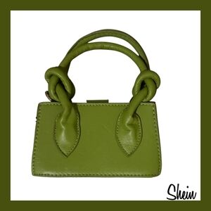 SHEIN Lime Green Knot-Handle Mini Bag